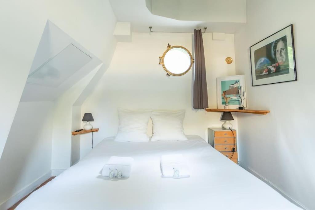 Вилла Grande Peniche 4 Ch - 10 Pers -Paris - Ile De Puteaux- Terrasses Экстерьер фото