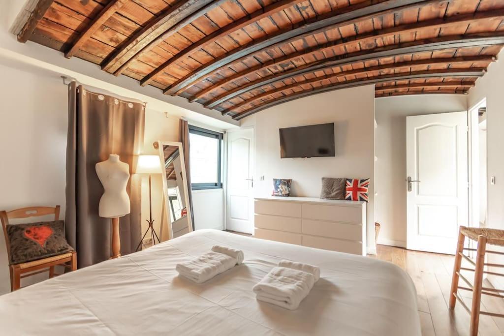 Вилла Grande Peniche 4 Ch - 10 Pers -Paris - Ile De Puteaux- Terrasses Экстерьер фото